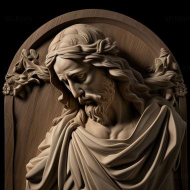 3D model jesus (STL)